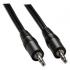 Audio cable Jack (3.5mm) M - Jack (3.5mm) M, 1.5m, black, Logo blister pack