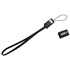 Logo USB kabel (2.0), USB A samec - microUSB samec, 0.3m, ern, blistr, poutko na fotoapart/MP3 pehrva