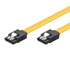 Floppy Kabel daten, SATA samec - SATA samec, 0.5 m, 6 Gb/s, gelb, Logo