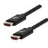 Video cable HDMI M - HDMI M, HDMI 2.1 - Ultra High Speed, 1m, gold-plated connectors, aluminum design of the cap, black, Logo 8K@6