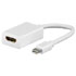 Video converter, mini DisplayPort M - HDMI F, HDMI 1.3 - Standard, white, Logo blister pack