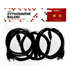 USB cable (2.0), USB A samec - 3m, black, Logo price per piece