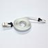 USB cable (2.0), USB A samec - 1m, slim, white, Logo blister pack