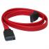 Harddisk cable data SATA, 0.5 m, angled, red/yellow, Logo blister pack