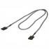 Audio cable Audio cable, 4 pin F- 4 pin F, 0.6m, grey, Logo
