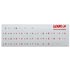Keyboard labels Logo for keyboards, red, Russian alphabet, price per pc