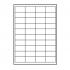 Logo labels 48.5mm x 25.4mm, A4, matt, white, 44 labels, 140g/m2, packed by 25 pcs, for inkjet and laserjet printers